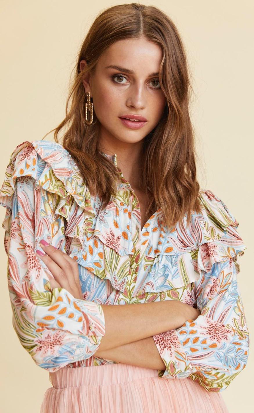 YAS BOTANICA SHIRT BOTANICA PRINT