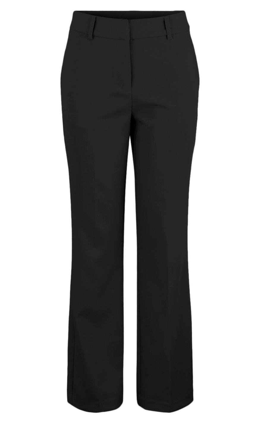 YAS Bukser - Bluris MW flared - Black