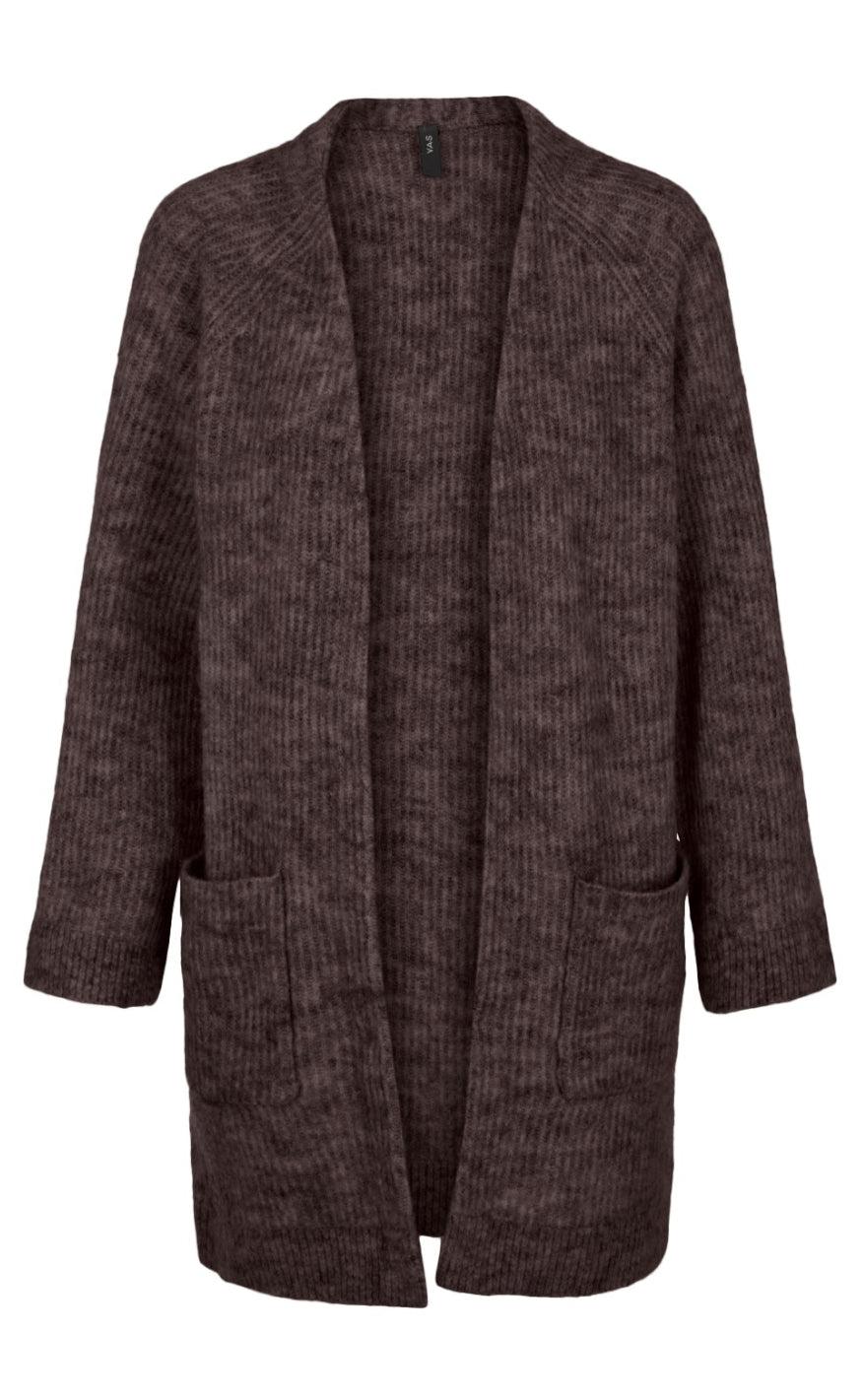 YAS Cardigan - Alva - Seal Brown