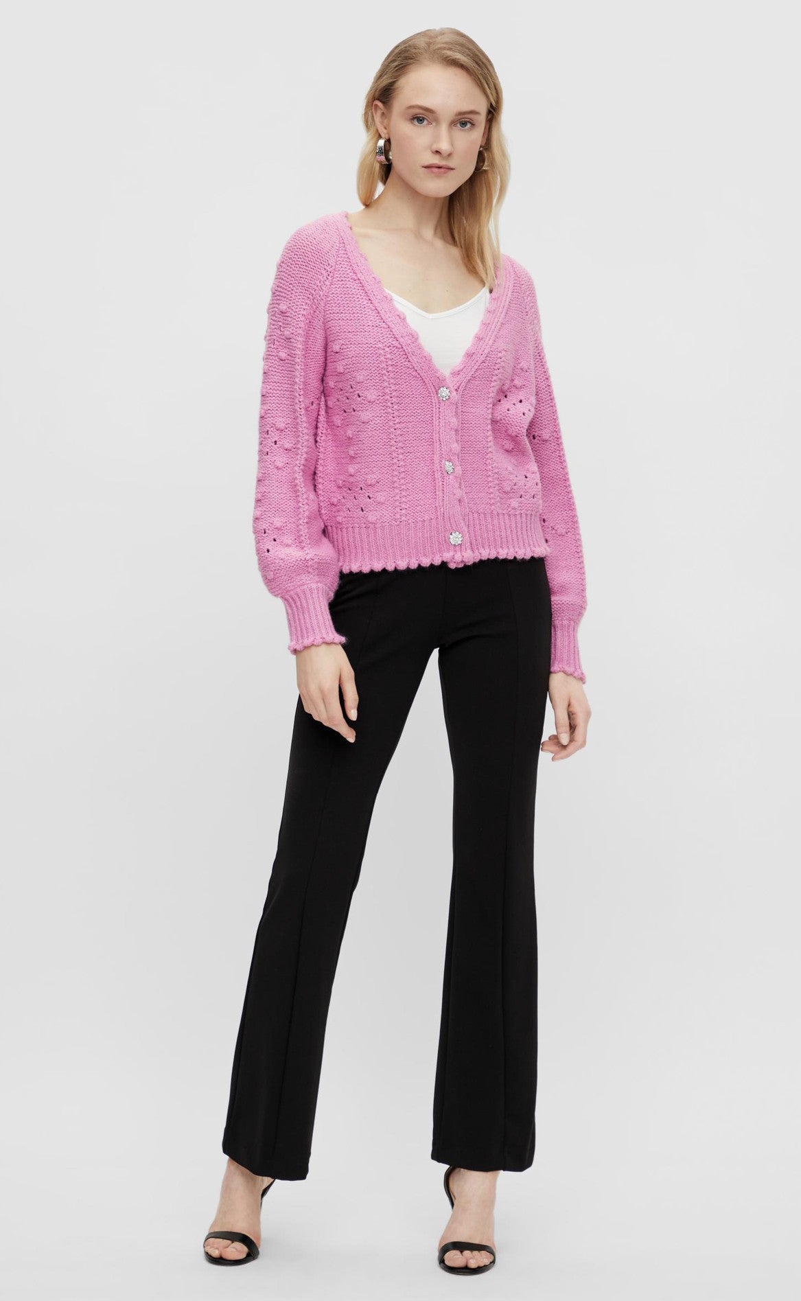 YAS Cardigan - Barbara - Fuchsia Pink