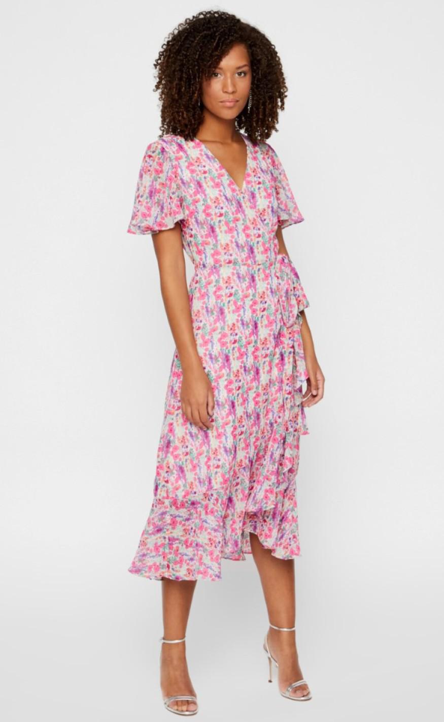 YAS ESMERALDA DRESS CRADLE PINK