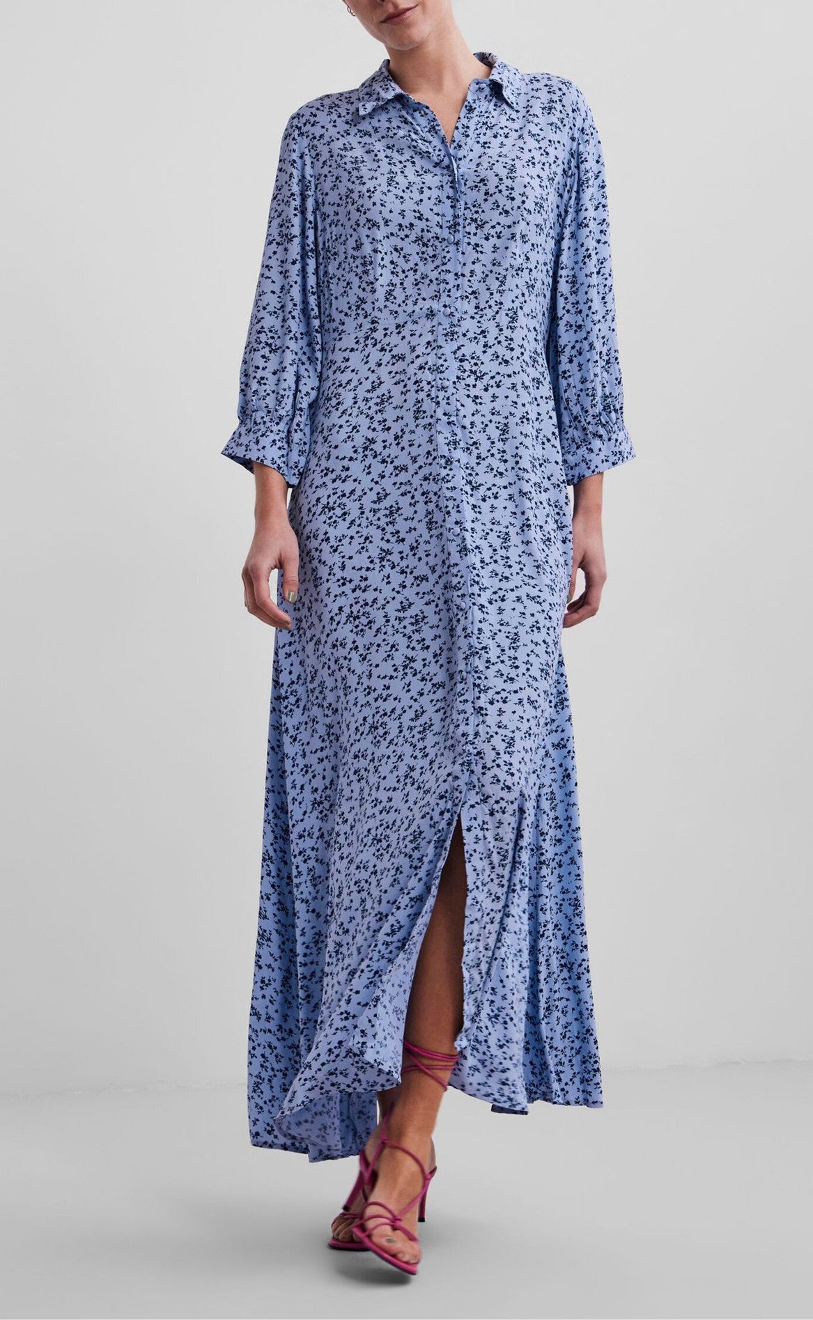 YAS Kjole - Clora - Kentucky Blue
