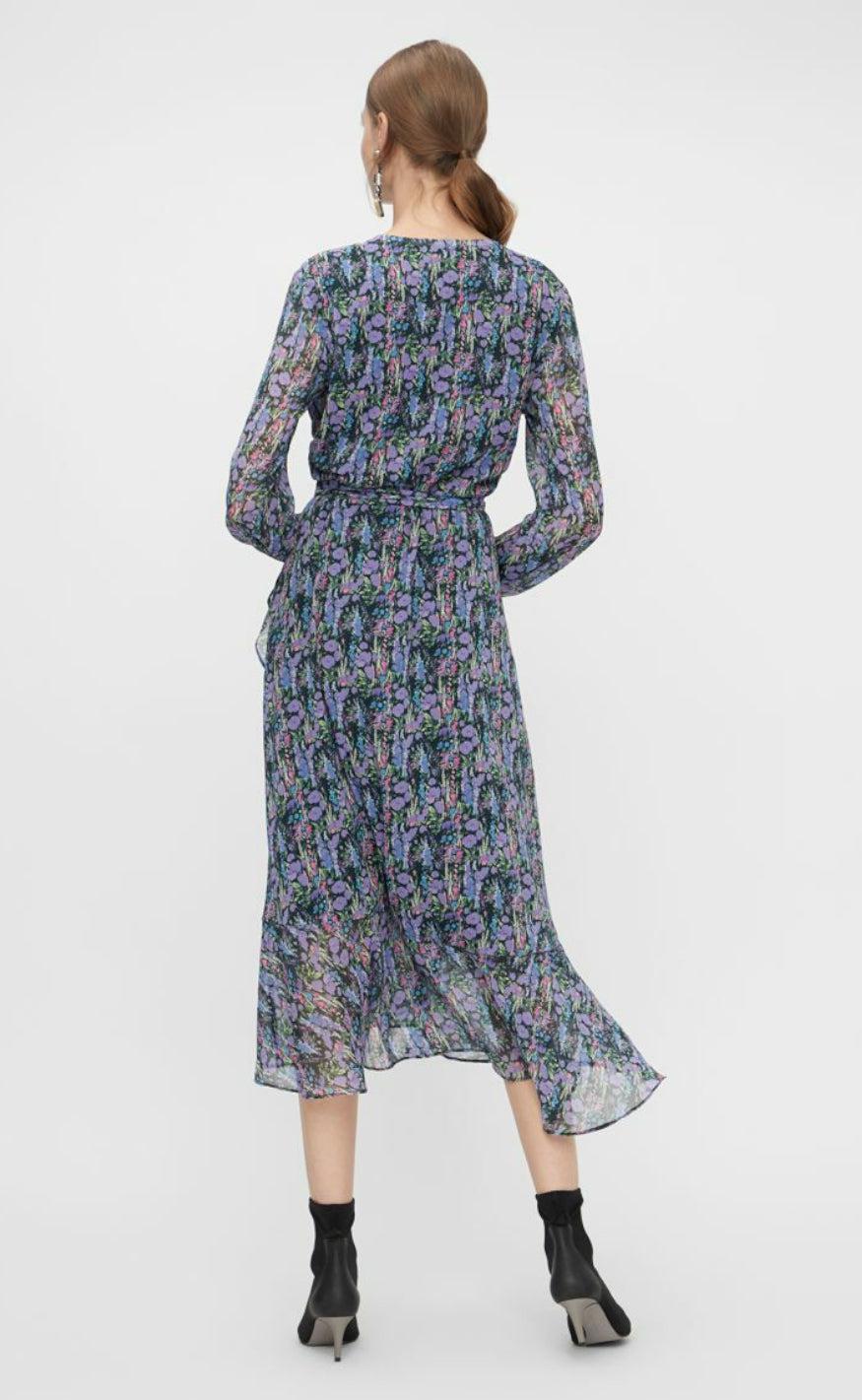 YAS Kjole - Esmeralda Midi - Black