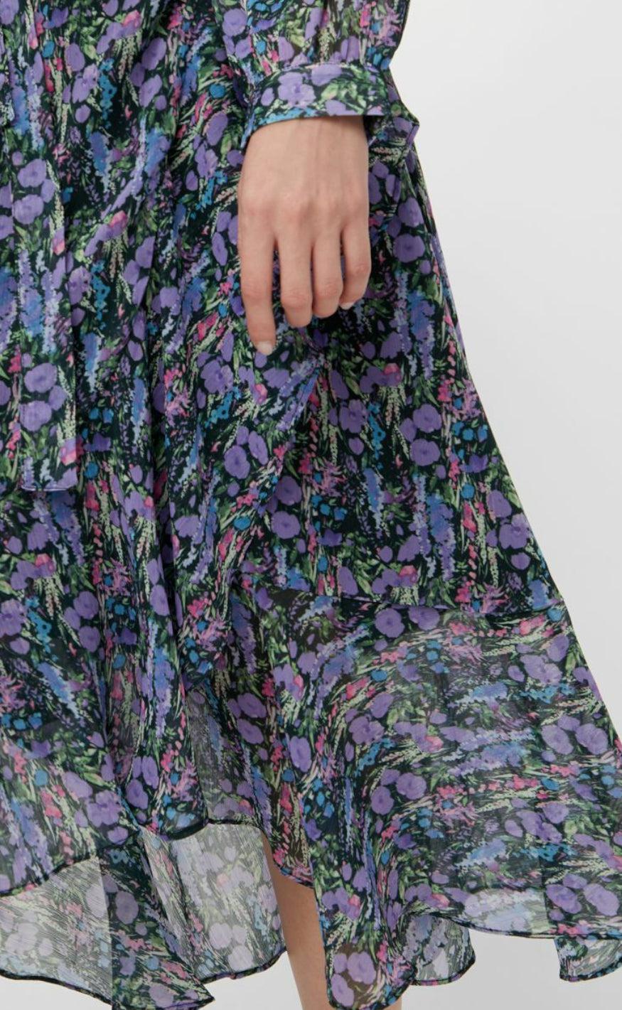 YAS Kjole - Esmeralda Midi - Black