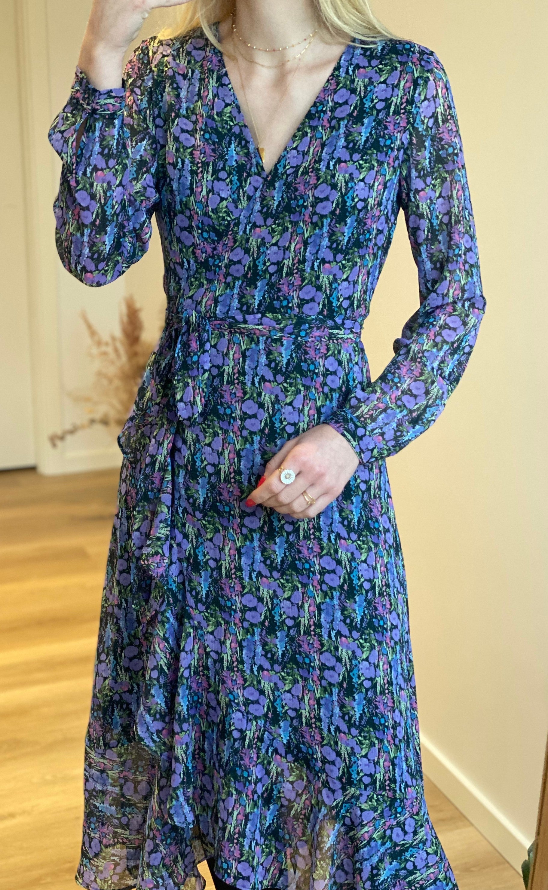 YAS Kjole - Esmeralda Midi - Black