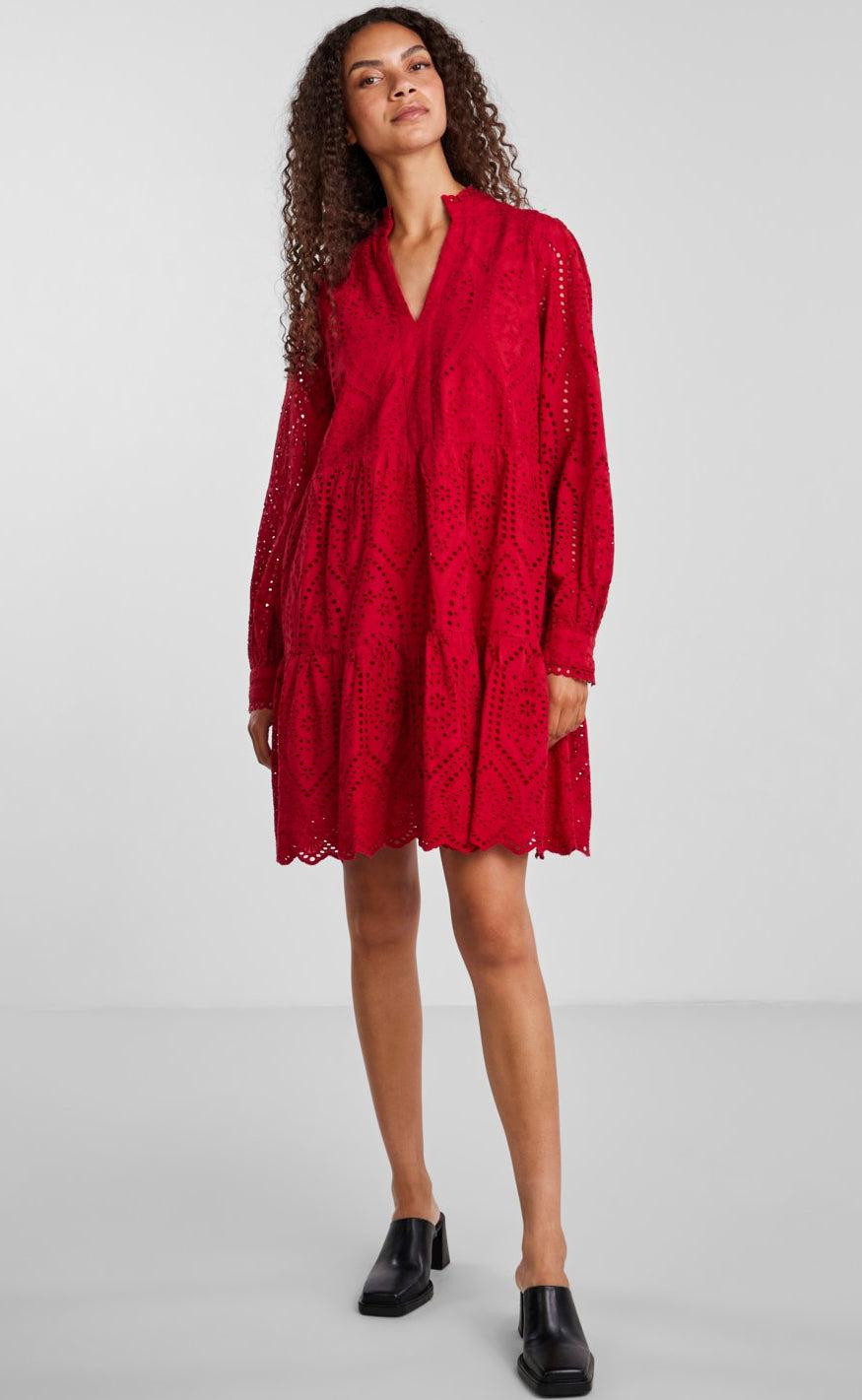 YAS Kjole - Holi - Jester Red