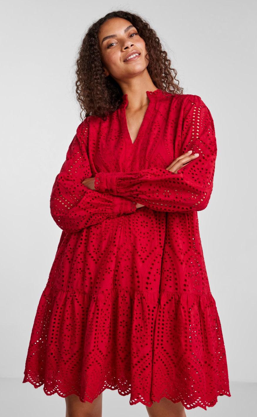 YAS Kjole - Holi - Jester Red