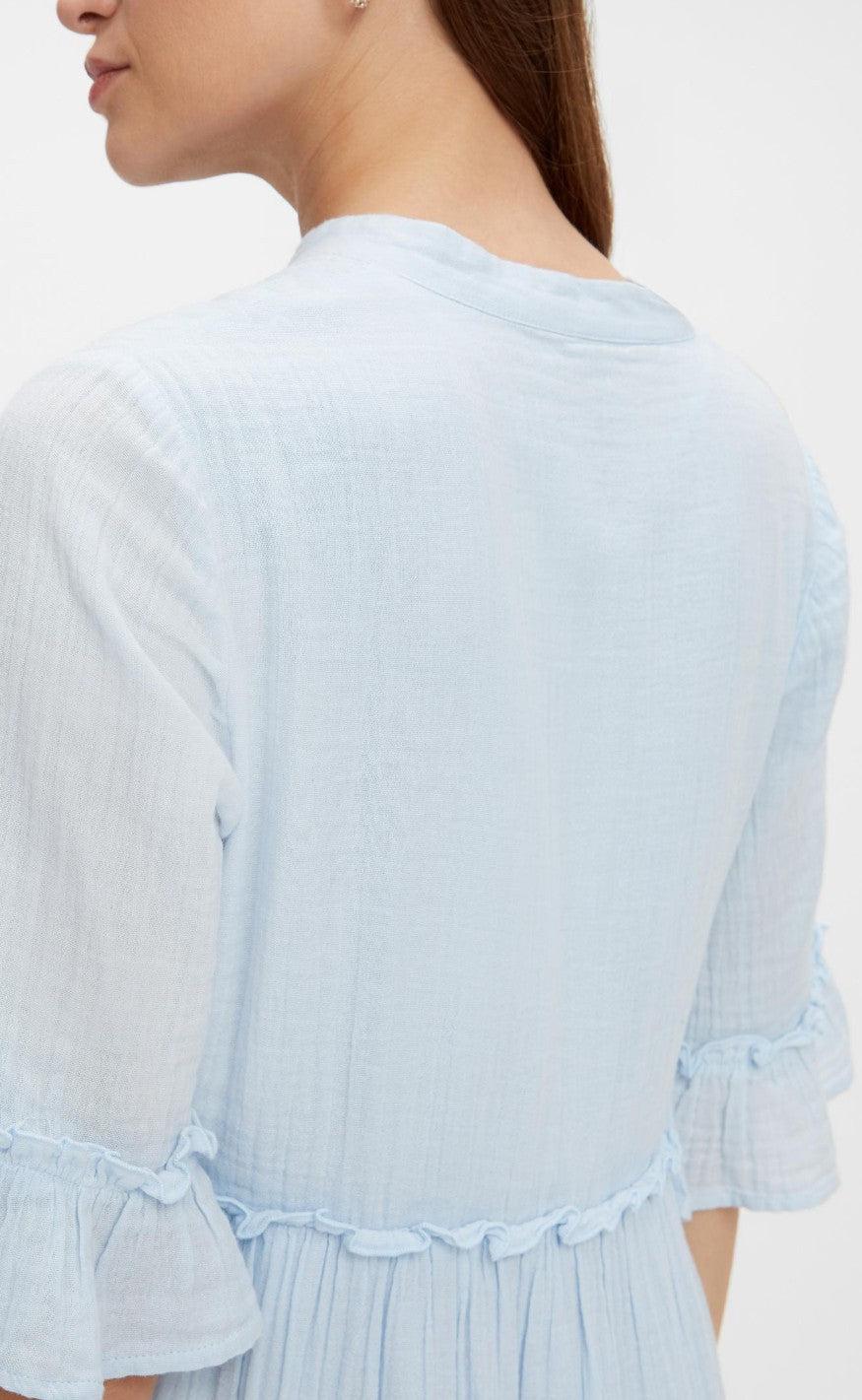 YAS Kjole - Lima Short - Cashmere Blue