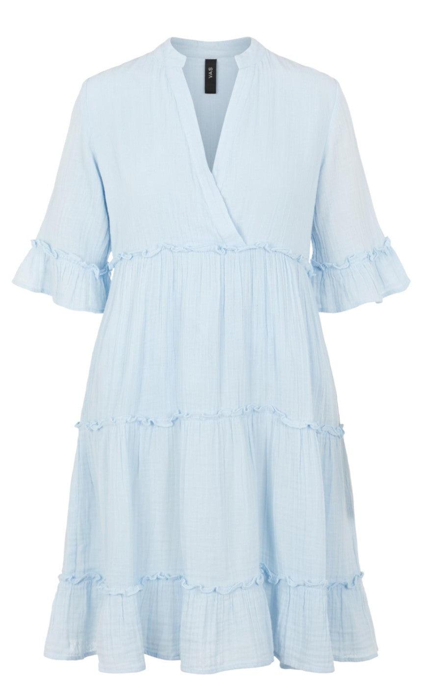 YAS Kjole - Lima Short - Cashmere Blue