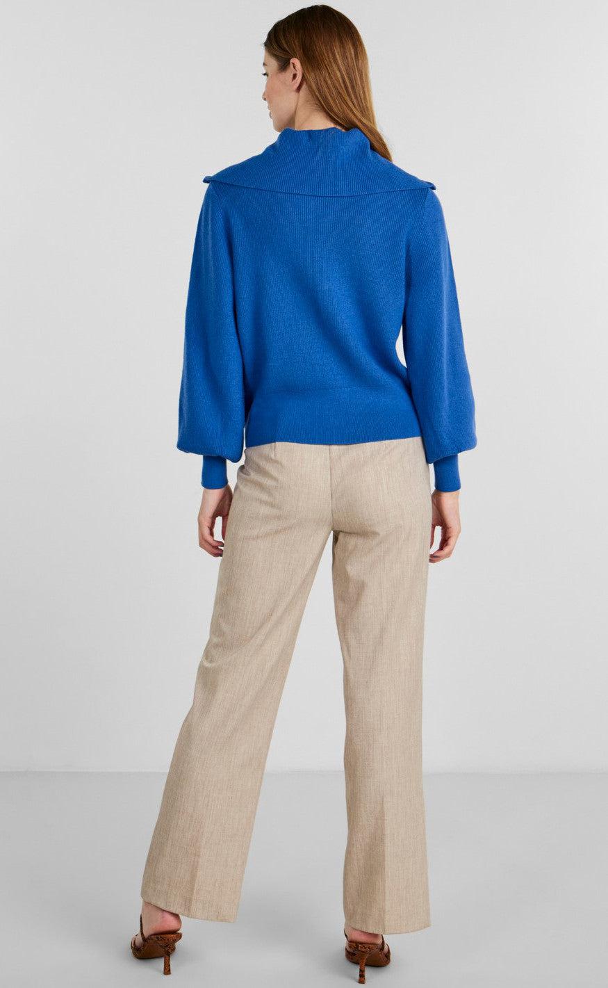 YAS Pullover - Dalma - Dazzling Blue