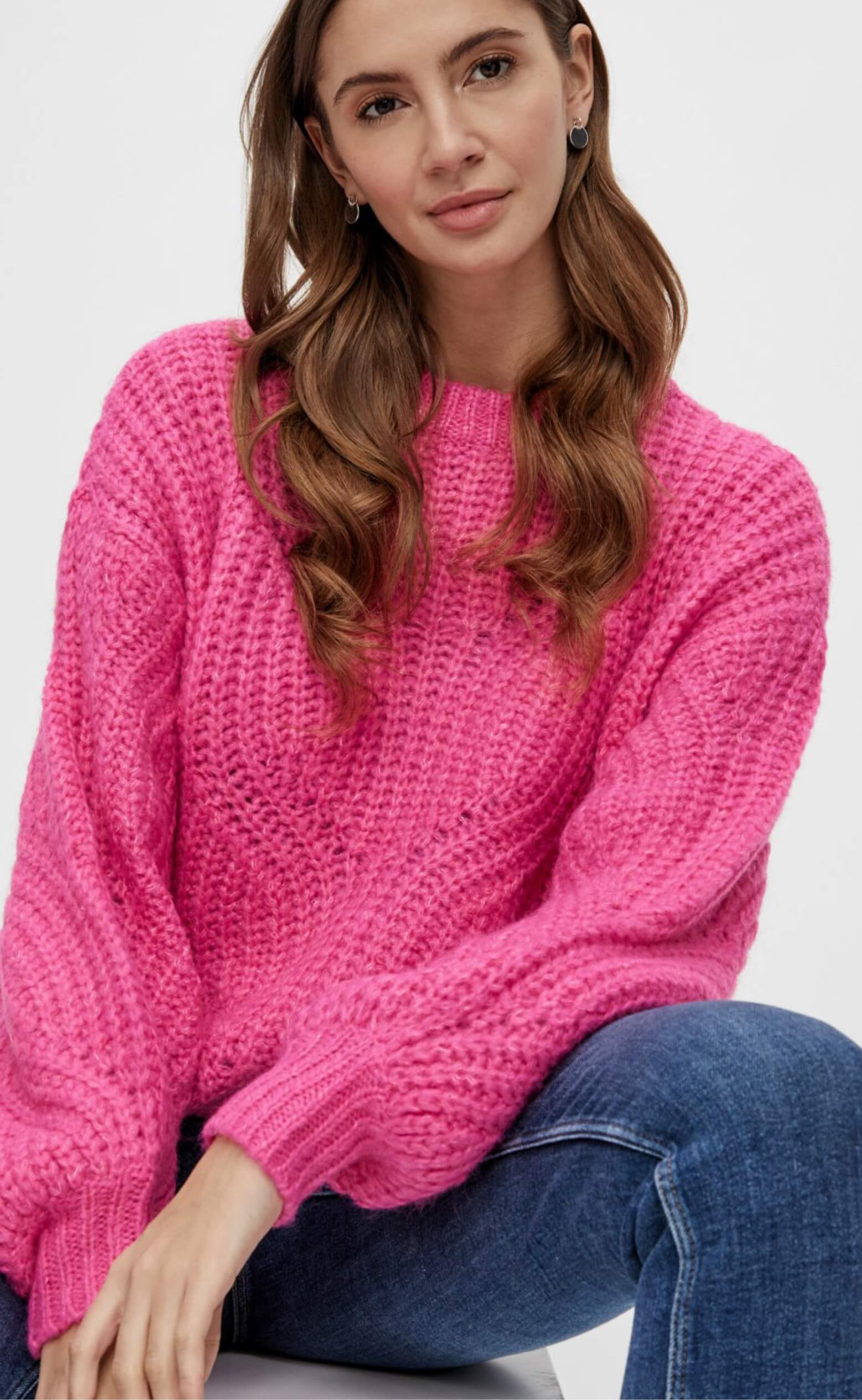 YAS Pullover - Verona - Fandango Pink