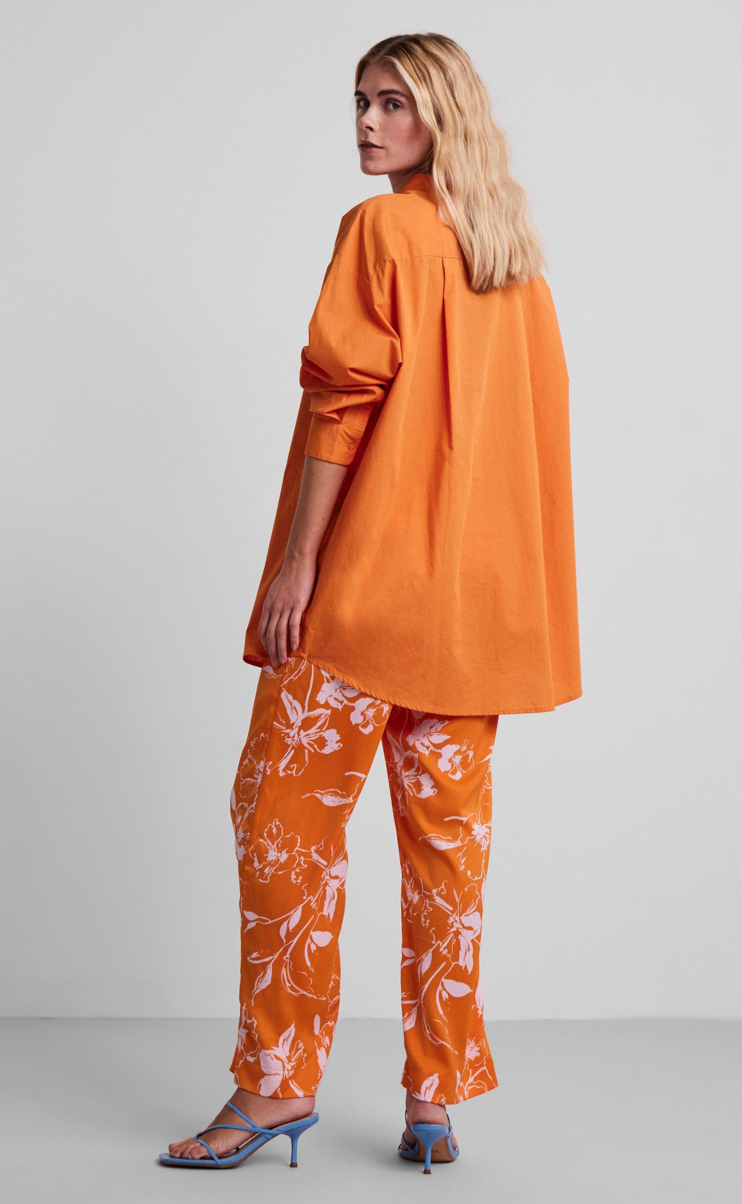 YAS Skjorte - Juba Oversize - Orange Ochre