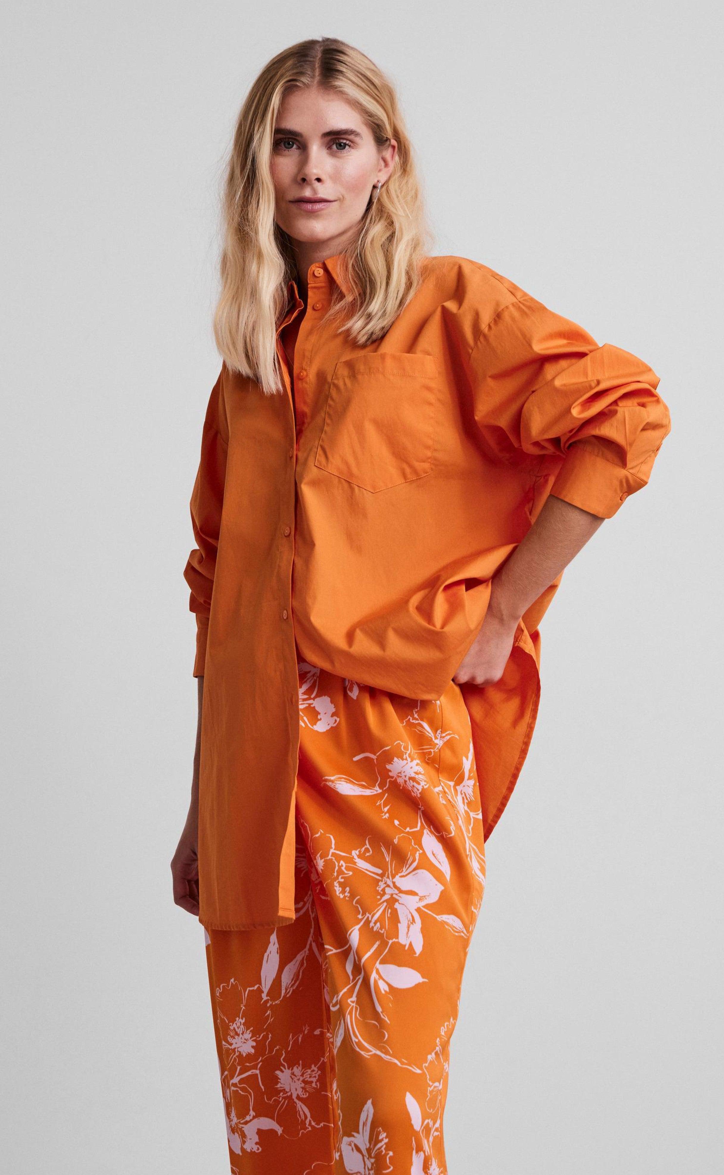 YAS Skjorte - Juba Oversize - Orange Ochre