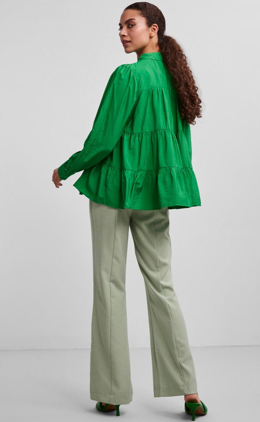YAS Skjorte - Pala - Ferm Green