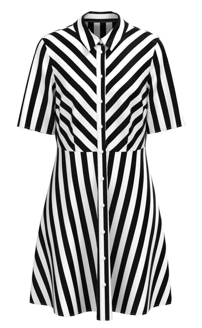 YAS Skjortekjole - Savanna - Black