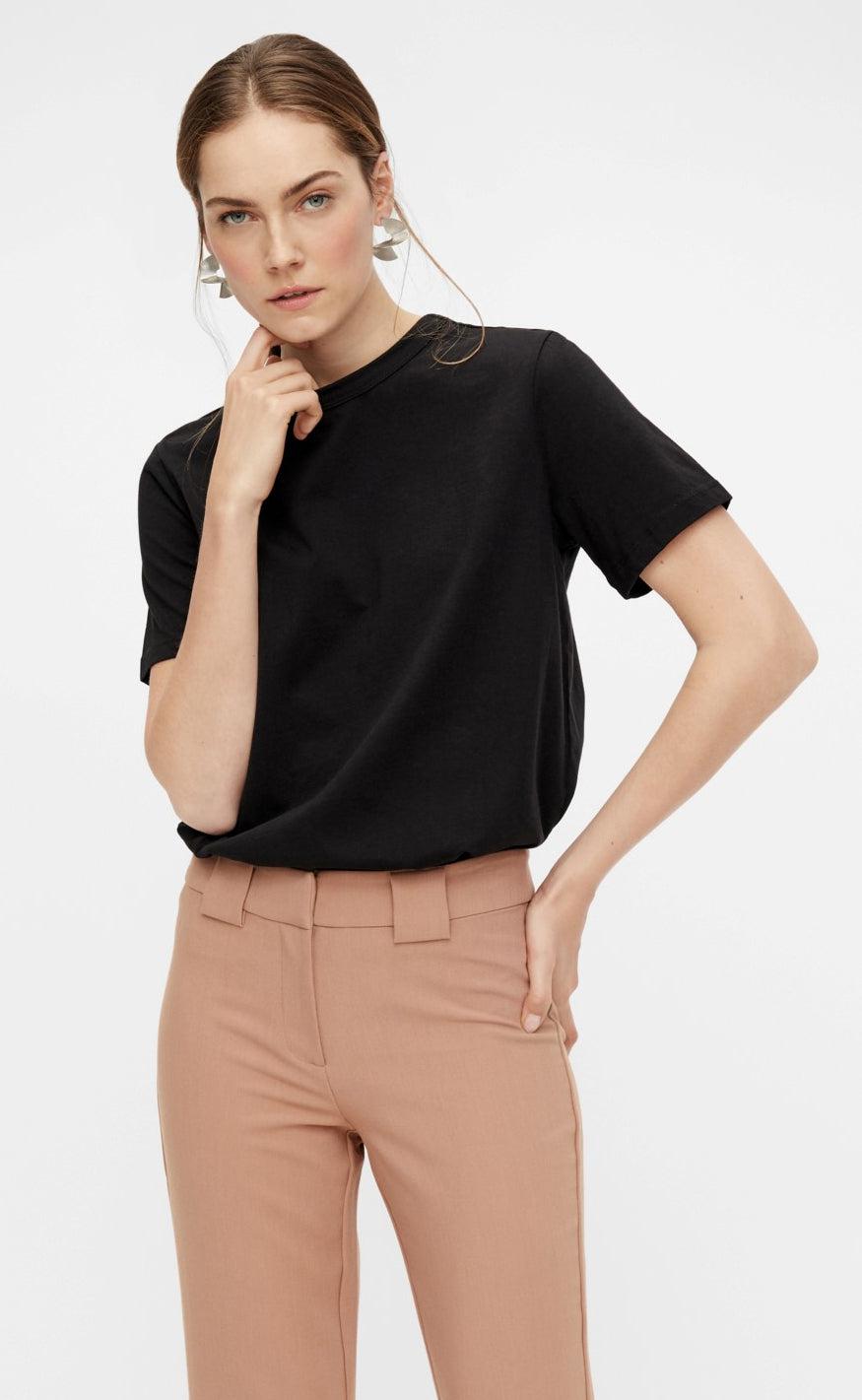 YAS T-shirt - Sarita - black