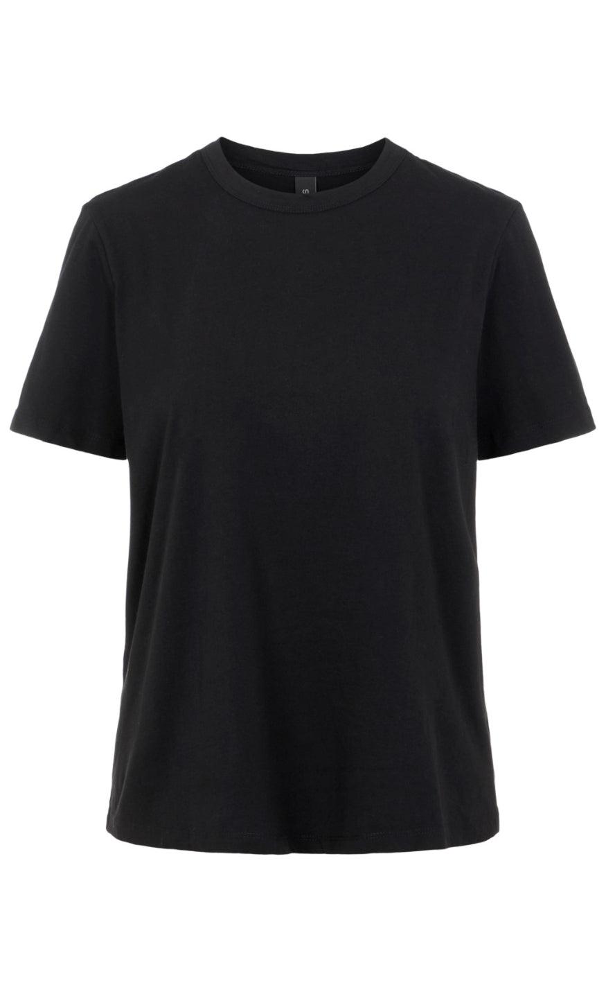 YAS T-shirt - Sarita - black