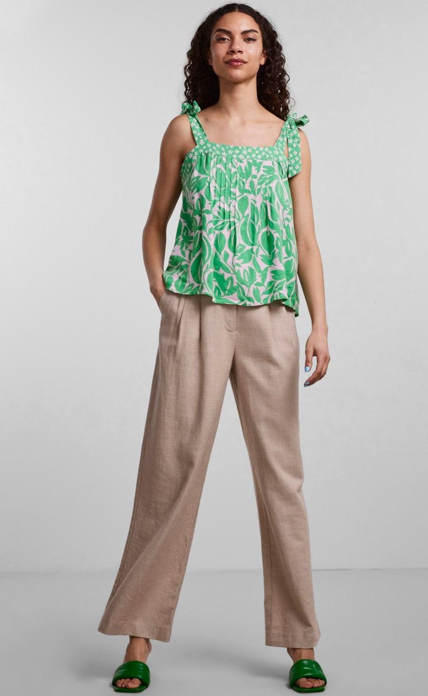 YAS Top - Lefira - Irish Green