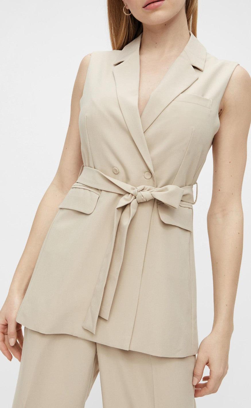YAS Waistcoat Belt - Carla - Humus