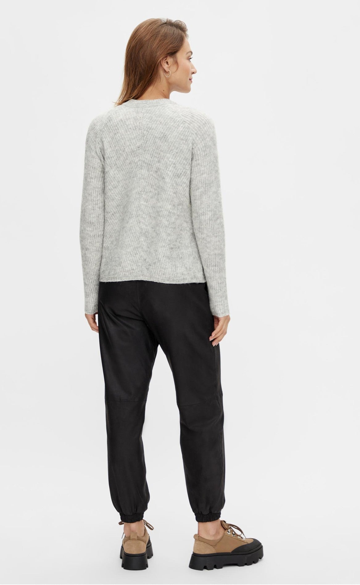 Yas Pullover - Alva - Light Grey Melange